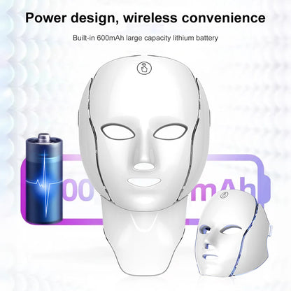 7-Color LED Rejuvenating Face Mask
