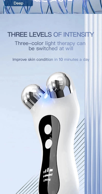 Portable V-Face Microcurrent Lift Roller