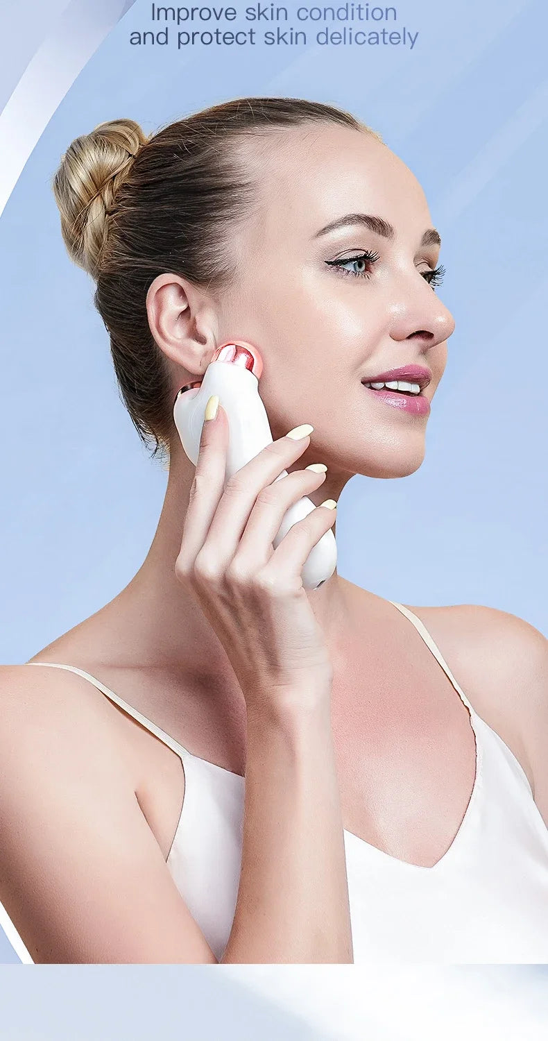 Portable V-Face Microcurrent Lift Roller