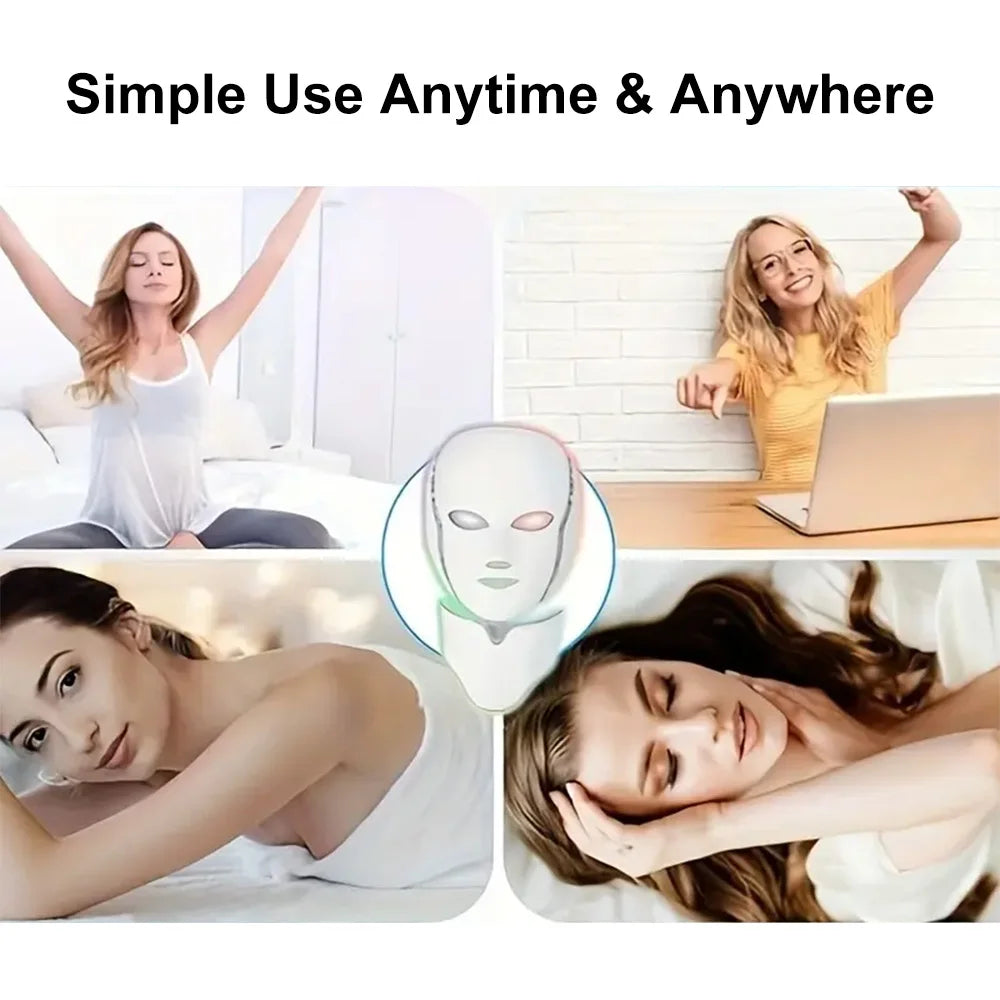 7-Color LED Rejuvenating Face Mask