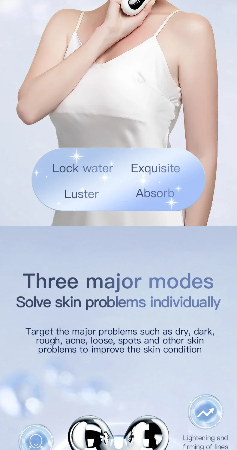 Portable V-Face Microcurrent Lift Roller